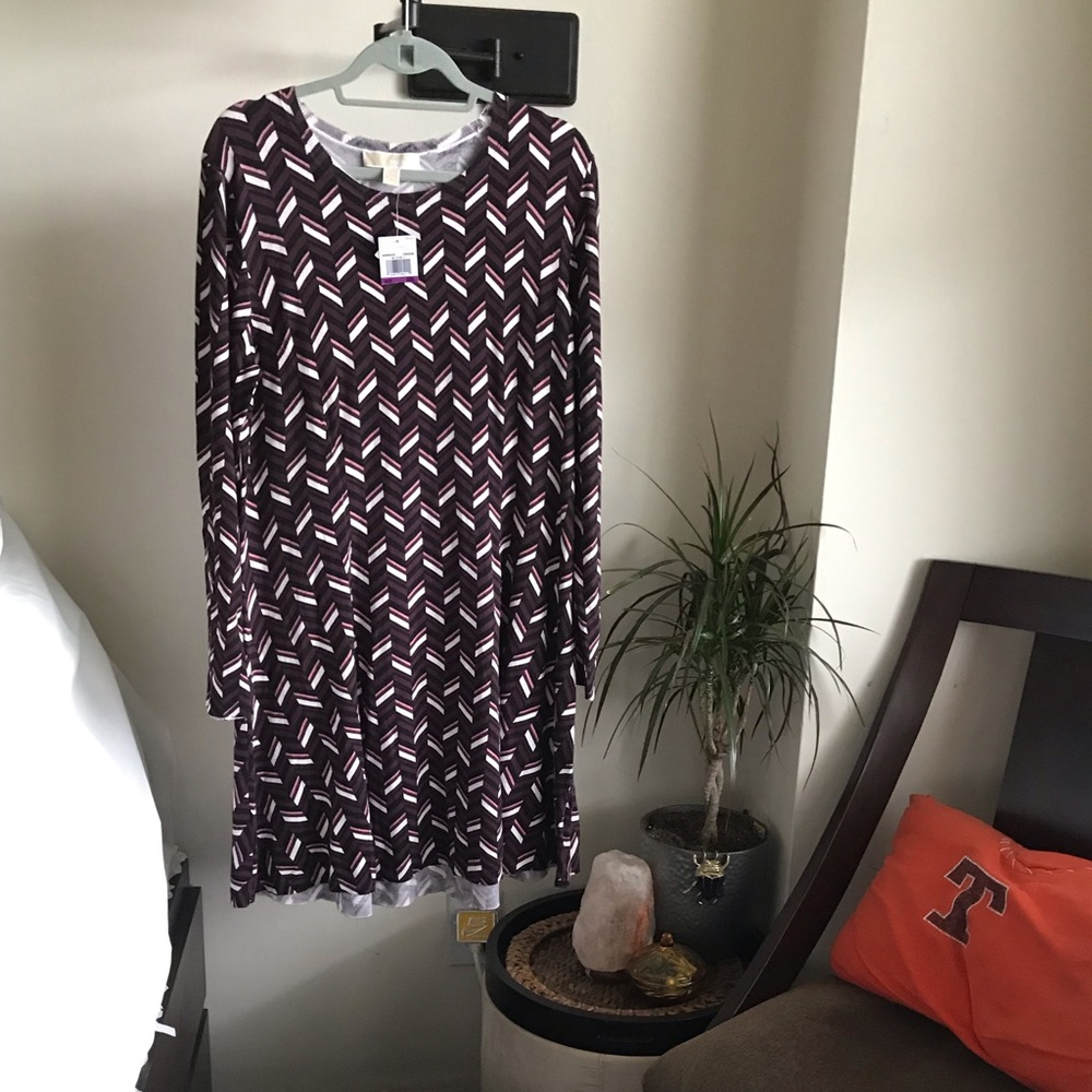 MICHAEL Michael Kors - Chevron Sweater Dress